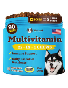 Masticables Multivitamínicos Natural Dog Company 90 Piezas