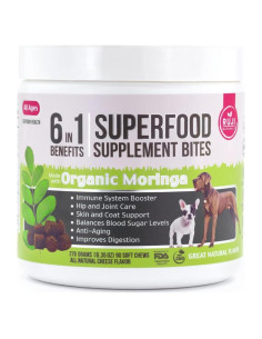 Suplemento 6 en 1 para perros RUJI Naturals - 90 masticables