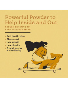 Suplemento Natural para Perros El Enlace Perdido 0.45 kg Omega 3 y 6 2