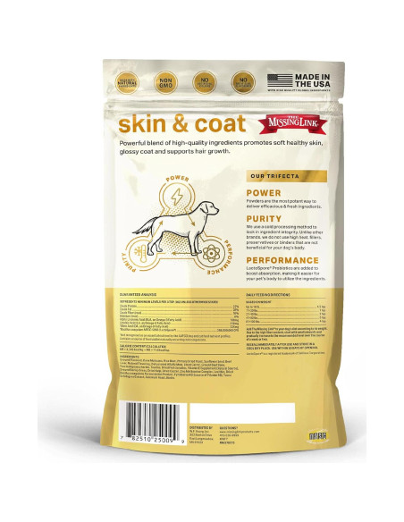 Suplemento Natural para Perros El Enlace Perdido 0.45 kg Omega 3 y 6