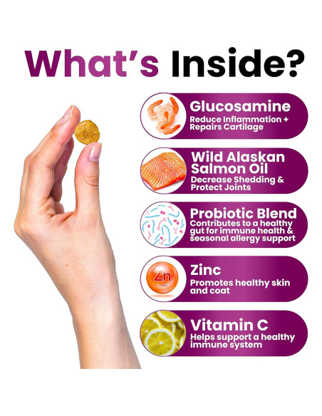 Multivitamina Masticable para Perros Grateful Pawz 255g