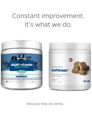 Multivitamina para Perros Pet Parents 90ct - Salud Articular y Digestiva