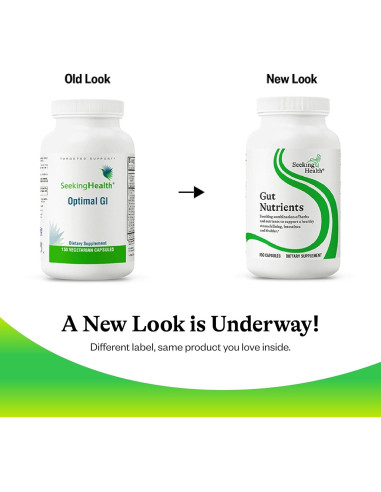 Suplemento Digestivo Seeking Health Optimal GI 150 Cápsulas