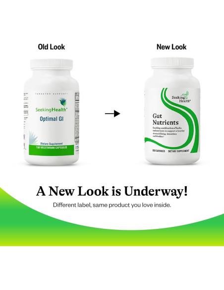 Suplemento Digestivo Seeking Health Optimal GI 150 Cápsulas