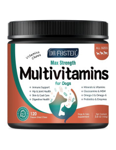 Multivitamínico Masticable para Perros DRFOSTER 120 Unidades
