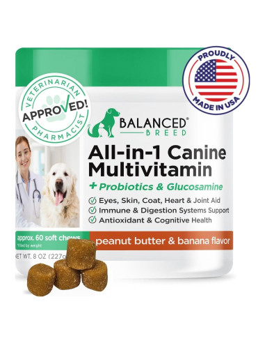 Suplemento Multivitamínico para Perros Balanced Breed 226g