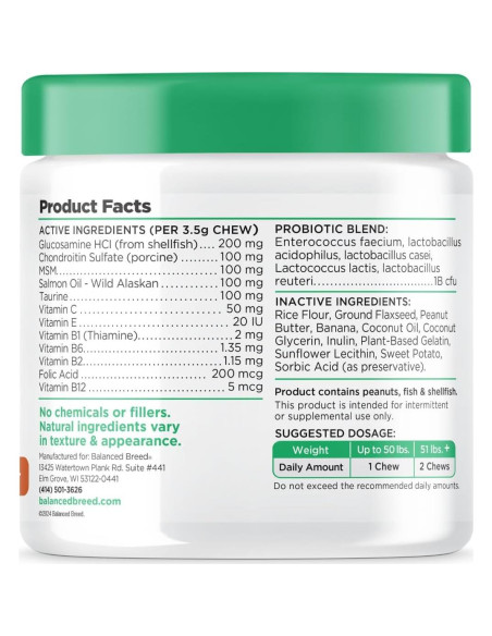 Suplemento Multivitamínico para Perros Balanced Breed 226g