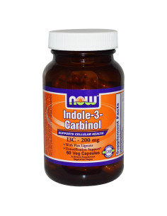 Suplemento I3C con Lignanos Now Foods, 60 cápsulas