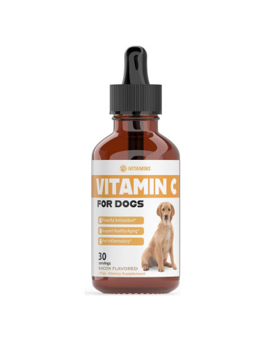 Vitamina C Líquida para Perros iVitamins 28g Sabor Tocino