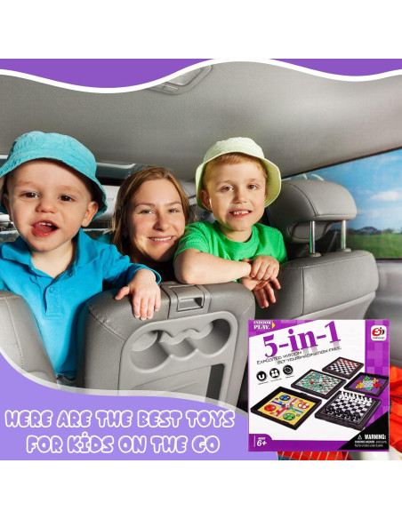 Juego de mesa magnético 5 en 1 Hanaive para viajes Juego de mesa magnético 5 en 1 Hanaive para viajes