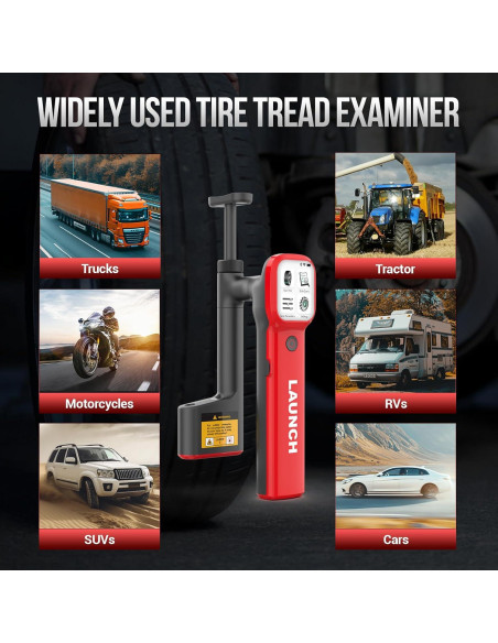 Medidor de Profundidad de Neumático Manual LAUNCH 0.1mm