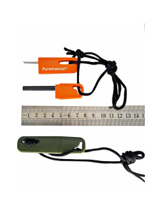 Kit de Supervivencia Barra de Ferro Pyromancer Verde 2Packs 2