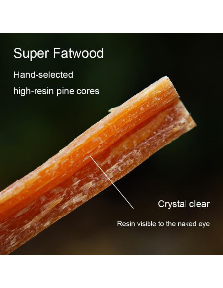 Palos de Encendido de Fuego Fatwood SMALLDU 209g - Camping