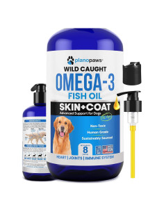Aceite de Pescado Omega 3 Plano Paws 240 ml - Suplemento para Perros