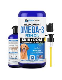 Aceite de Pescado Omega 3 Plano Paws 340g - Suplemento para Perros