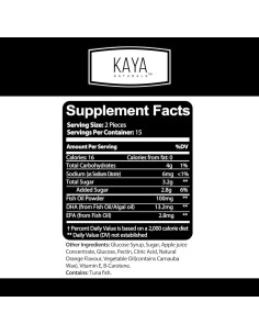 Gominolas Omega 3 Kaya Naturals - 30 Unidades - EPA y DHA 2