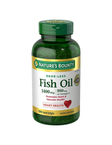 Aceite de Pescado Nature's Bounty 1400 mg Omega-3 980 mg