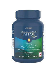Suplemento Omega 3 GNC Aceite de Pescado Triple Fuerza 1000mg