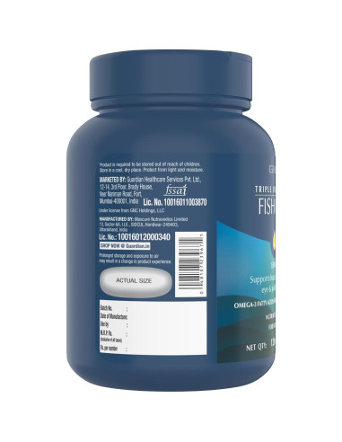 Suplemento Omega 3 GNC Aceite de Pescado Triple Fuerza 1000mg