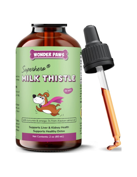 Suplemento Hepático para Perros Wonder Paws 56.7 g - Cardo Mariano
