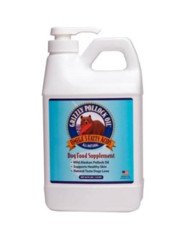 Suplemento Aceite de Pollock Grizzly 1.89L para Perros