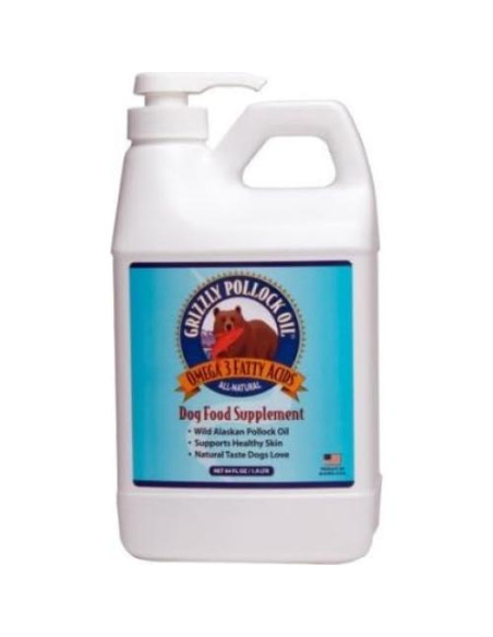 Suplemento Aceite de Pollock Grizzly 1.89L para Perros