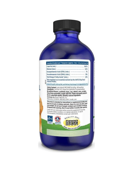 Aceite de Hígado de Bacalao Nordic Naturals 240 ml Omega-3