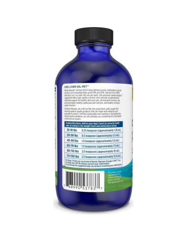Aceite de Hígado de Bacalao Nordic Naturals 240 ml Omega-3