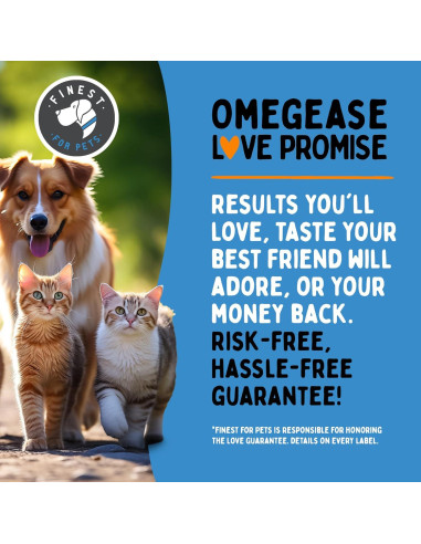 Aceite de Pescado Omega 3 Omegease 473 ml para Perros y Gatos
