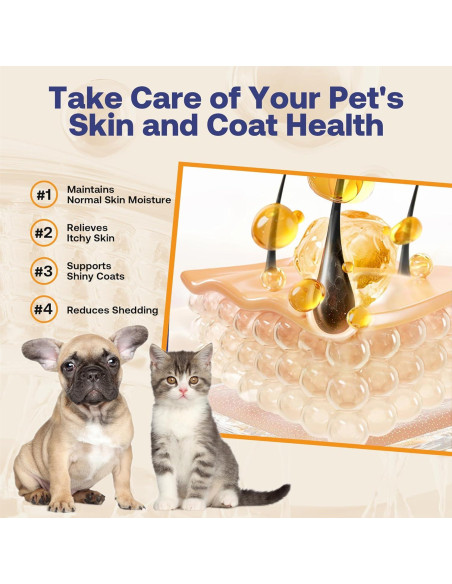 Aceite de Salmón HEAPETS para Perros y Gatos 236.6 ml Omega 3