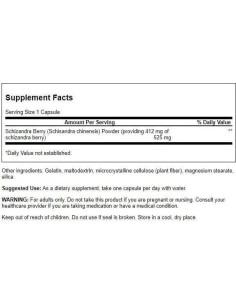 Bayas de Schizandra Swanson 90 Cápsulas 525mg - Suplemento Herbal 2