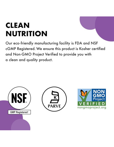 Glicinato de Magnesio Bluebonnet 400mg 120 Cápsulas Vegetales