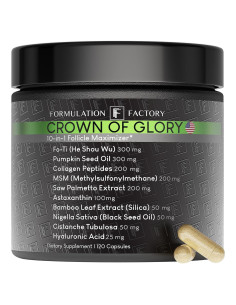 Suplemento Capilar Corona de Gloria 120 Cápsulas 2 Meses