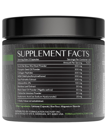 Suplemento Capilar Corona de Gloria 120 Cápsulas 2 Meses