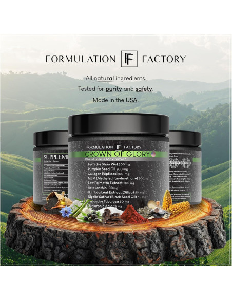 Suplemento Capilar Corona de Gloria 120 Cápsulas 2 Meses