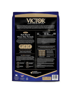 VICTOR Comida Seca para Perros 6.8 kg - Carne de Res y Arroz Integral 2