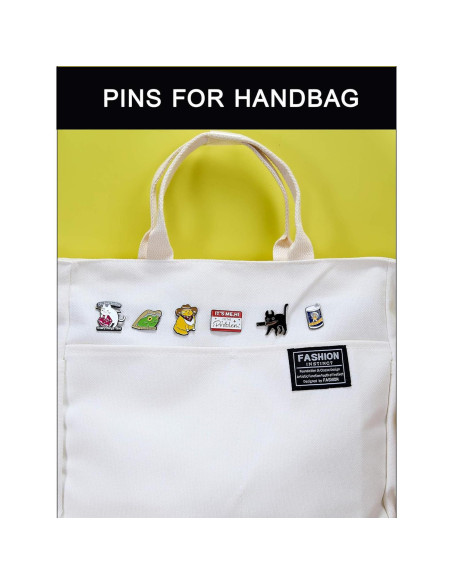 Conjunto de 20 Pines de Esmalte Divertidos - Regalo Creativo