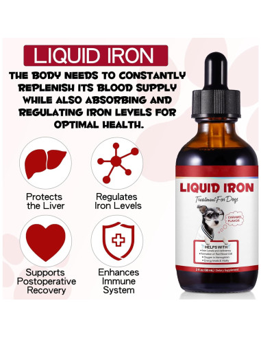 Suplemento de Hierro Líquido para Perros FSLHCY 59 ml