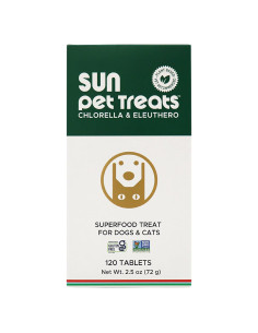 Sun Chlorella Suplemento Nutricional para Mascotas 120 Mordiscos