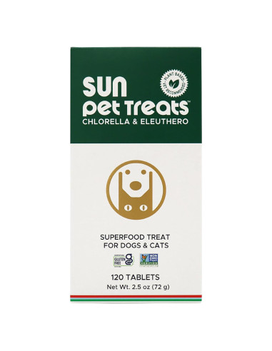 Sun Chlorella Suplemento Nutricional para Mascotas 120 Mordiscos