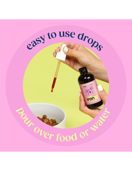 Suplemento de Hierro Líquido Taily para Perros y Gatos 113g