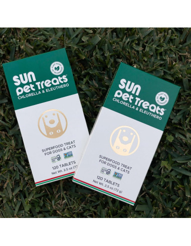 Sun Chlorella Suplemento Nutricional para Mascotas 120 Mordiscos