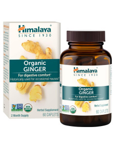 Suplemento de Jengibre Orgánico Himalaya 60 Tabletas 4,766 mg