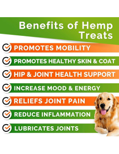 Suplemento de Caderas y Articulaciones GoodGrowlies 120 Masticables 2