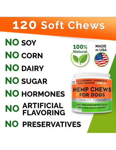 Suplemento de Caderas y Articulaciones GoodGrowlies 120 Masticables