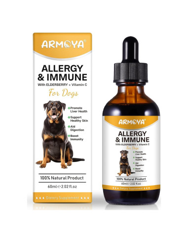 Gotas Naturales para Alergias en Perros - ARMOYA 140g