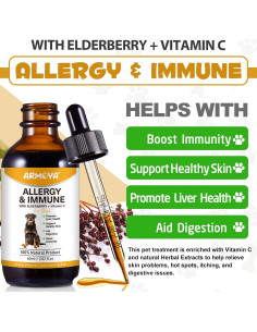 Gotas Naturales para Alergias en Perros - ARMOYA 140g 2