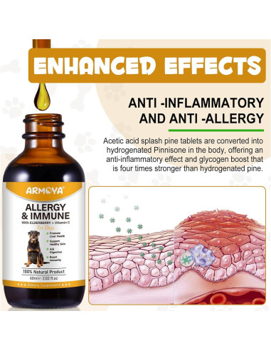 Gotas Naturales para Alergias en Perros - ARMOYA 140g