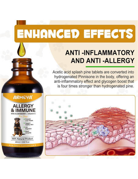 Gotas Naturales para Alergias en Perros - ARMOYA 140g