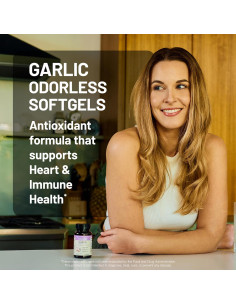 Cápsulas de Ajo Sin Olor NatureWise 1500 mg con Jalea Real 2